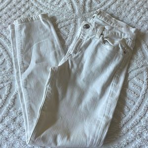 JCrew white toothpick jeans size 27